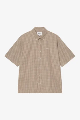 Chemise à carreaux Groff à manches courtes