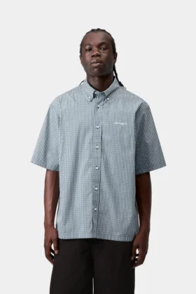 Chemise à carreaux Groff à manches courtes