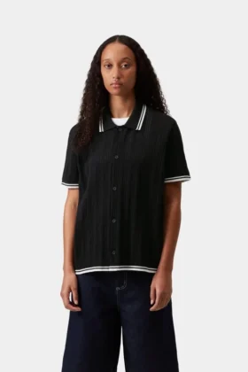 Chemise en maille Ramsey à manches courtes pour femme