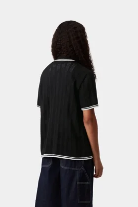 Chemise en maille Ramsey à manches courtes pour femme