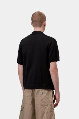 Chemise à manches courtes en maille rayée Mello