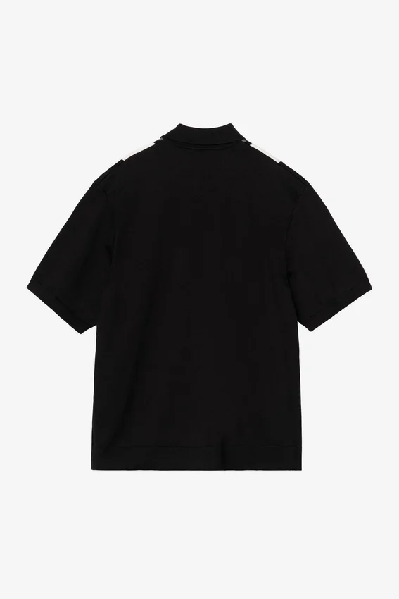 Chemise à manches courtes en maille rayée Mello Chemise à manches courtes en maille rayée Mello