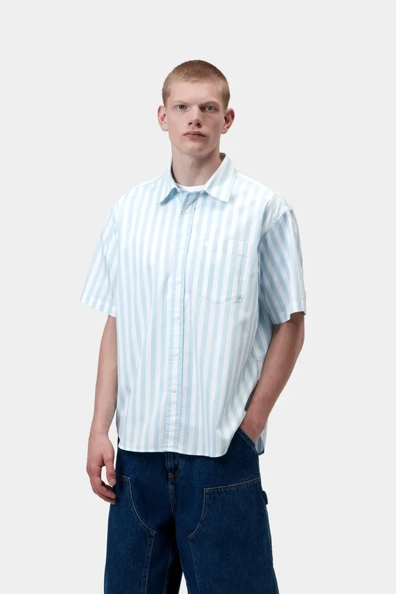 Chemise à manches courtes Royce Stripe Chemise à manches courtes Royce Stripe