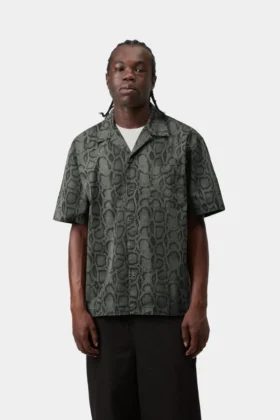Chemise à manches courtes Snake Camo