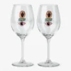 Lot de verres à vin « Stacked Grapes »
