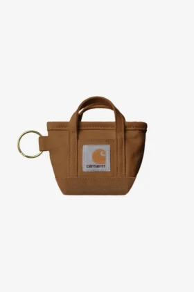 Mini sac fourre-tout à fermeture éclair en porte-clés