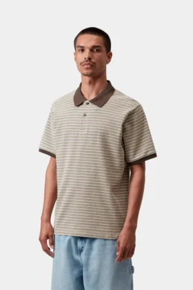 Polo à manches courtes Dion Stripe