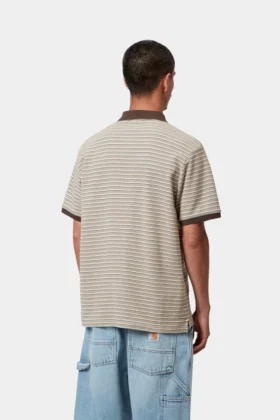 Polo à manches courtes Dion Stripe