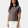 Polo à manches courtes Dion Stripe pour femme Polo à manches courtes Dion Stripe pour femme