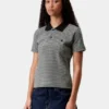 Polo à manches courtes Dion Stripe pour femme Polo à manches courtes Dion Stripe pour femme