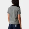 Polo à manches courtes Dion Stripe pour femme Polo à manches courtes Dion Stripe pour femme