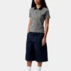 Polo à manches courtes Dion Stripe pour femme Polo à manches courtes Dion Stripe pour femme