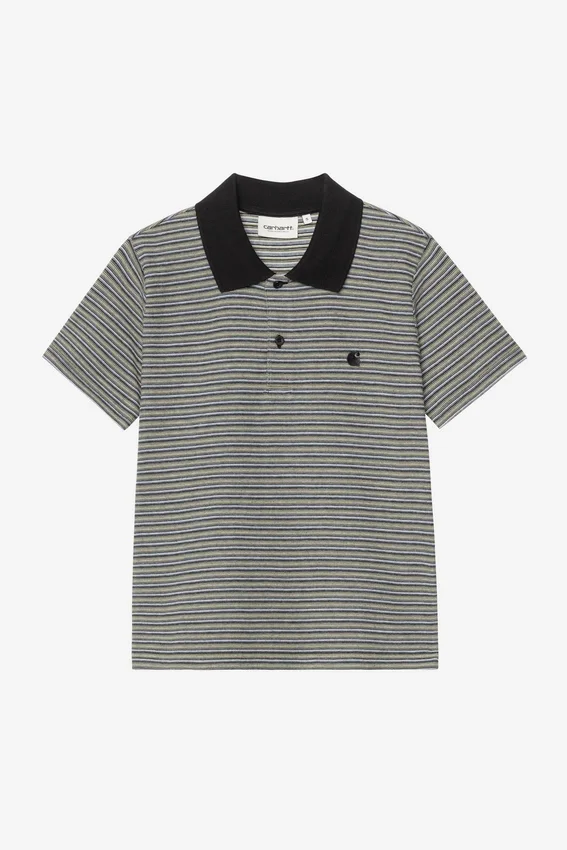 Polo à manches courtes Dion Stripe pour femme Polo à manches courtes Dion Stripe pour femme