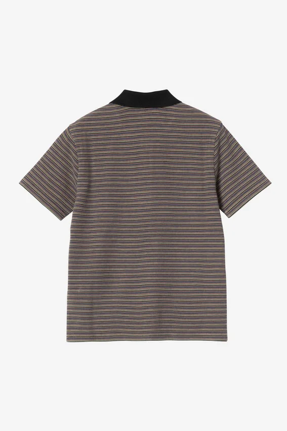 Polo à manches courtes Dion Stripe pour femme Polo à manches courtes Dion Stripe pour femme