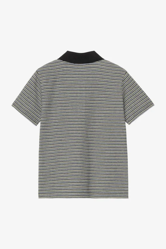 Polo à manches courtes Dion Stripe pour femme Polo à manches courtes Dion Stripe pour femme