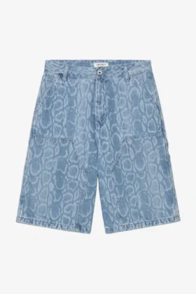 Shorts à double renfort aux genoux Snake Camo Nixon pour femme