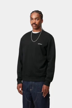 Sweat-shirt avec broderie Script