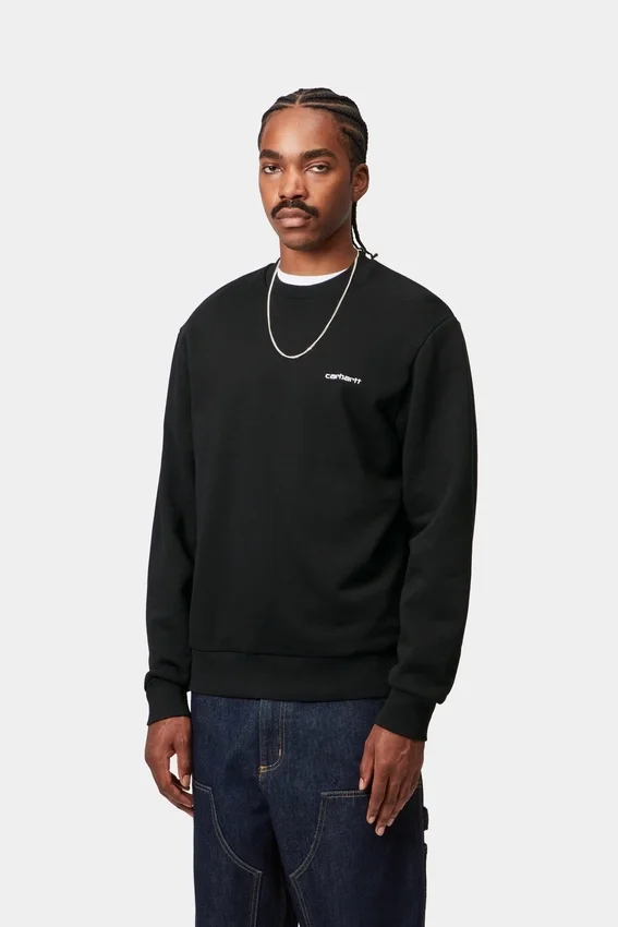 Sweat-shirt avec broderie Script Sweat-shirt avec broderie Script