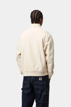 Sweat-shirt à demi-zip American Script