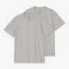 T-shirt à col rond standard (lot de 2)