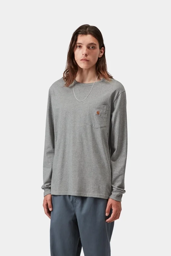 T-shirt à manches longues avec poche T-shirt à manches longues avec poche