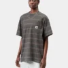 T-shirt à poches Bert Stripe pour femme T-shirt à poches Bert Stripe pour femme