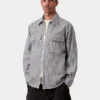 Veste chemise à rayures Mercer