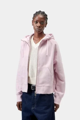 Veste de peintre à capuche pour femme